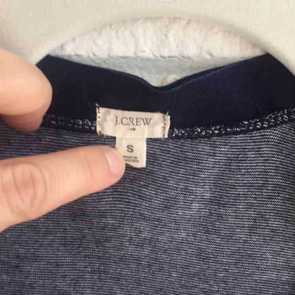 J. Crew Factory Navy Blue Cardigan - Picture 2 of 4